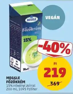 PENNY Meggle Főzőkrém ajánlat