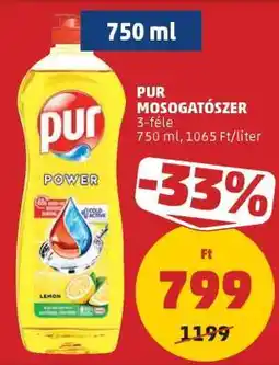 PENNY PUR Mosogatószer ajánlat