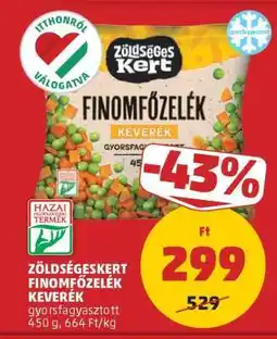 PENNY Zöldségeskert Finomfőzelék Keverék ajánlat
