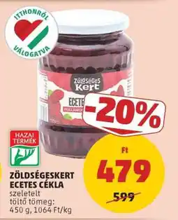 PENNY Zöldségeskert Ecetes Cékla ajánlat