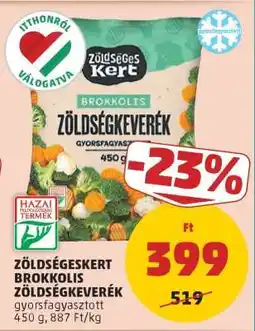 PENNY Zöldségeskert Brokkolis Zöldségkeverék ajánlat