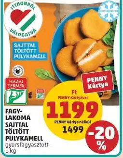 PENNY Fagy-lakoma sajttal töltött pulykamell ajánlat