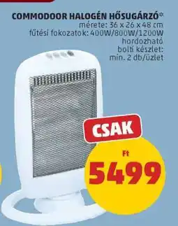 PENNY COMMODOOR HALOGÉN HŐSUGÁRZÓ ajánlat