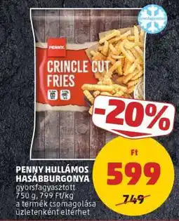PENNY PENNY Hullámos Hasábburgonya ajánlat