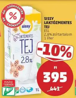 PENNY Sissy Laktózmentes Tej ajánlat