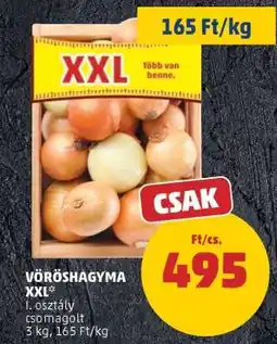 PENNY Vöröshagyma XXL ajánlat