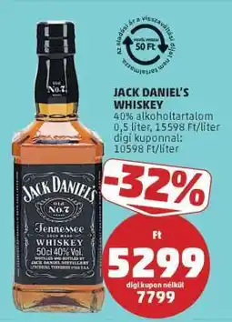 PENNY JACK DANIEL'S Whiskey ajánlat
