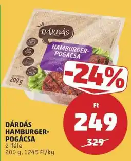 PENNY DÁRDÁS HAMBURGER-POGÁCSA ajánlat