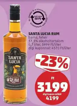 PENNY Santa Lucia Rum ajánlat