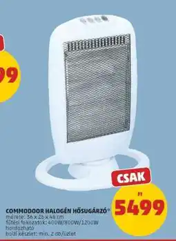 PENNY COMMODOOR HALOGÉN HŐSUGÁRZÓ ajánlat