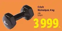 Lidl Crivit Kézisúlyzó, 4 kg ajánlat
