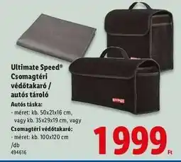 Lidl Ultimate Speed Csomagtéri védőtakaró / autós tároló ajánlat