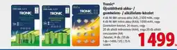 Lidl Tronic Újratölthető akku- / gombelem- / alkálielem-készlet ajánlat