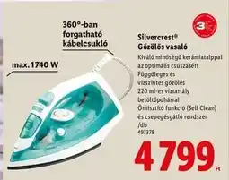 Lidl SILVERCREST Gőzölős vasaló ajánlat