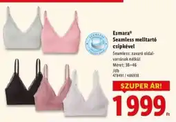 Lidl esmara Seamless melltartó csipkével ajánlat