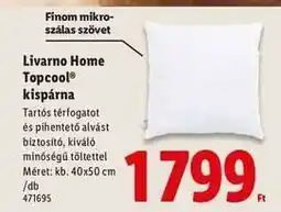 Lidl Livarno Home Topcool kispárna ajánlat