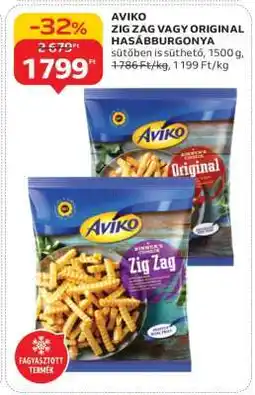 Auchan AVIKO ZIG ZAG VAGY ORIGINAL HASÁBBURGONYA ajánlat