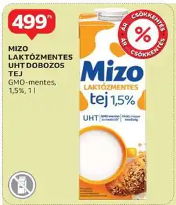 Auchan Mizo Laktózmentes UHT Dobozos Tej ajánlat