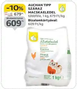 Auchan AUCHAN TIPP SZÁRAZ MACSKAELEDEL ajánlat