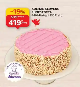 Auchan Kedvenc Puncstorta