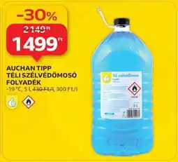 Auchan Auchan Tipp Téli Szélvédőmosó Folyadék ajánlat