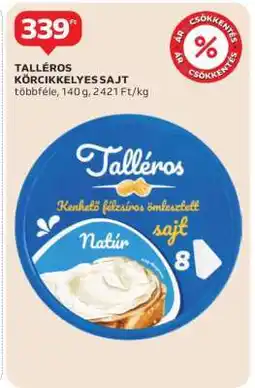 Auchan Talléros Körcikkelyes Sajt ajánlat