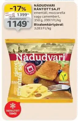 Auchan Nádudvari Rántott Sajt ajánlat