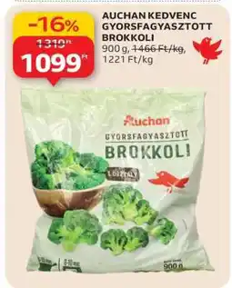 Auchan AUCHAN KEDVENC GYORSFAGYASZTOTT BROKKOLI ajánlat