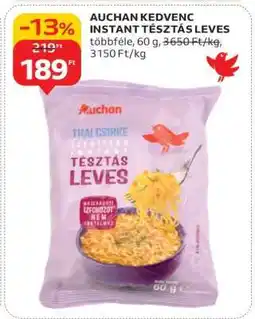 Auchan AUCHAN KEDVENC INSTANT TÉSZTÁS LEVES ajánlat