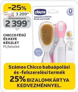 Auchan CHICCO FÉSŰ ÉS KEFE KÉSZLET ajánlat