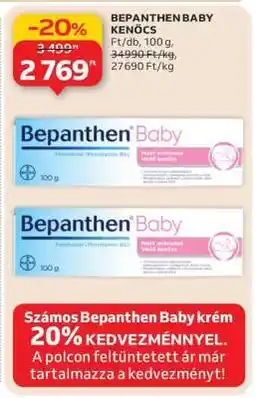 Auchan Bepanthen Baby Kenőcs ajánlat