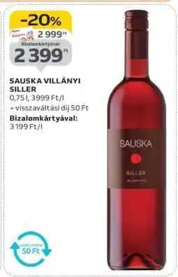 Auchan SAUSKA VILLÁNYI SILLER ajánlat