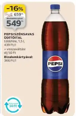 Auchan Pepsi szénsavas üdítőital ajánlat