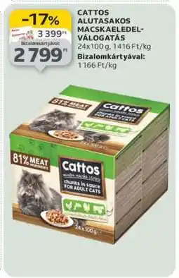 Auchan Cattos alutasakos macskaeledel-válogatás ajánlat