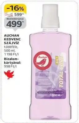 Auchan Auchan Kedvenc Szájvíz ajánlat