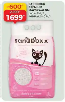 Auchan Sandboxx prémium macskaalom ajánlat