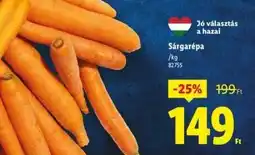 Lidl Sárgarépa ajánlat