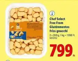 Lidl Chef Select Free From Glúténmentes friss gnocchi ajánlat