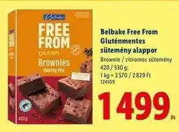 Lidl Belbake Free From Gluténmentes sütemény alappor ajánlat