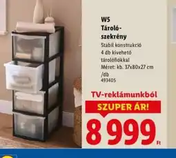 Lidl W5 Tároló-szekrény ajánlat