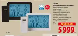 Lidl Livarno Rádióvezérelt stacja pogody ajánlat