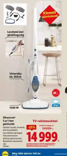 Lidl Silvercrest 2 w 1 parownica ajánlat