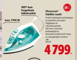 Lidl Silvercrest żelazko parowe ajánlat