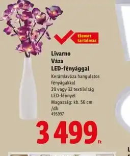 Lidl Livarno Wazon LED-światło ajánlat