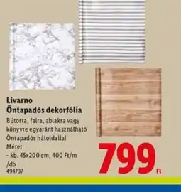 Lidl Livarno Öntapadós dekorfólia ajánlat