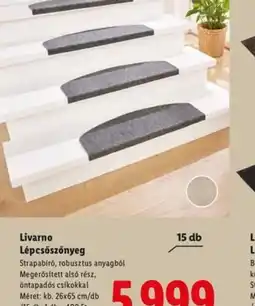 Lidl Livarno Lépcsőszőnyeg ajánlat