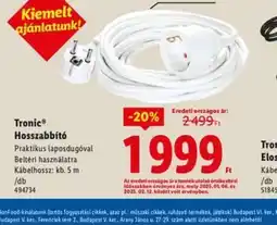 Lidl Tronic Hosszabbító ajánlat