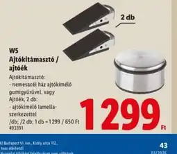 Lidl Ajtókitámasztó / ajtóék ajánlat
