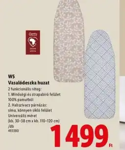 Lidl W5 Vasalódeszka huzat ajánlat