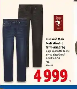 Lidl Esmara Men Farmernadrág ajánlat